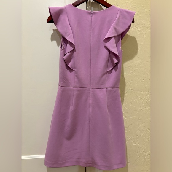 French Connection Whisper Dress Purple - Picture 3 of 4